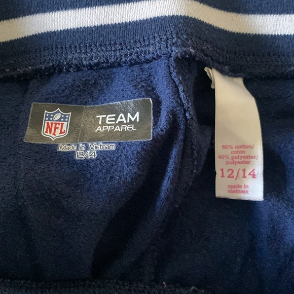 Girls Jogging Pants Patriots Navy Children’s Place 12/14 Team Apparel - Picture 3 of 4